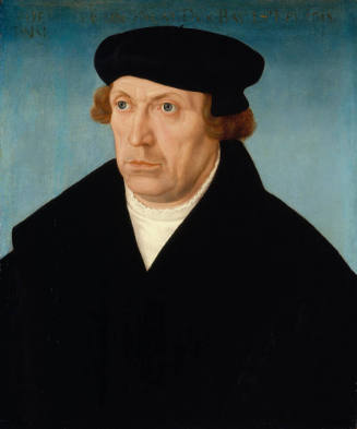 Barthel Beham (German, 1502 – 1540), "Portrait of Philipp von der Pfalz, Bishop of Freising", c…