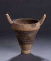 Artist Unknown, Cypriot, Skyphos, 3rd – 2nd Century B.C.E., Clay with brown slip, 5  in., The H…
