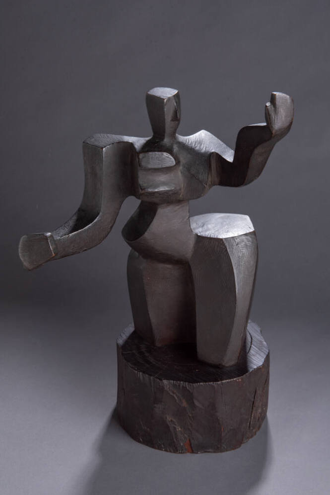Louise Nevelson (American, 1899 – 1988), Self Portrait, ca. 1940, Bronze unique cast, artist ca…