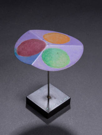 George Rickey (American, 1907 – 2002), Chromatic Kinetic Sculpture XI, 2000, Polychromed stainl…