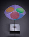 George Rickey (American, 1907 – 2002), Chromatic Kinetic Sculpture XI, 2000, Polychromed stainl…