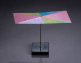 George Rickey (American, 1907 – 2002), Kinetic Sculpture X, 2000, Polychromed stainless steel a…