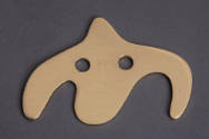Jean (Hans) Arp (French, 1886-1966), Flying Skull (Crane qui vole), ca. 1969, Polished brass, 4…