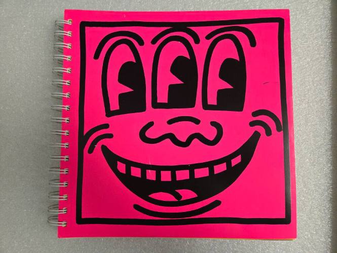 Tony Shafrazi Gallery, Keith Haring, 1982, 9 1/8 × 9 3/4 in., The Hyde Collection, Glens Falls,…