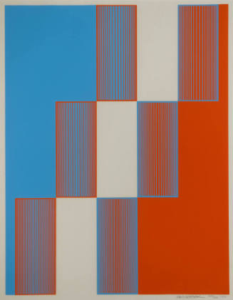 Richard Anuszkiewicz (American, 1930-2020), Untitled, 1973, Screenprint on wove paper, 30 x 23 …