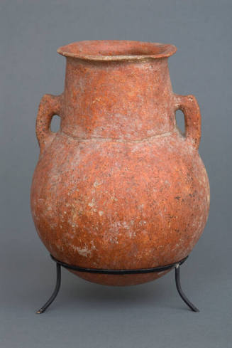 Artist Unknown, Cypriot, Amphora, 3000-2000 B.C.E., Earthenware, red slip, 8 1/4 x 6 x 6 in., T…