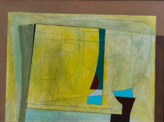 Ben Nicholson (British, 1894 – 1982), December 2 1951 (Burgundy), 1951, Oil on canvas, graphite…