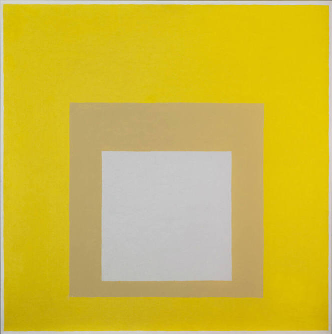 Josef Albers (American, b. Germany, 1888-1976), "Homage to the Square - Moonstone", 1962, oil a…