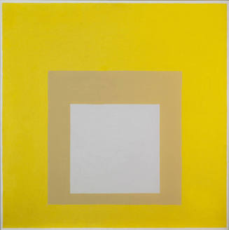 Josef Albers (American, b. Germany, 1888-1976), "Homage to the Square - Moonstone", 1962, oil a…