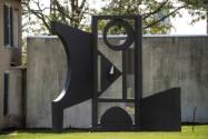 Dorothy Dehner (American 1901-1994) Sanctum with WIndow II, 1990-1991 , painted aluminum,  150 …