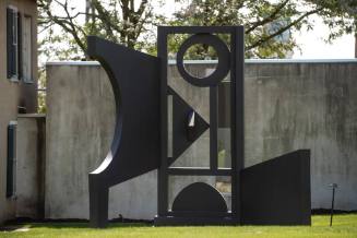 Dorothy Dehner (American 1901-1994) Sanctum with WIndow II, 1990-1991 , painted aluminum,  150 …