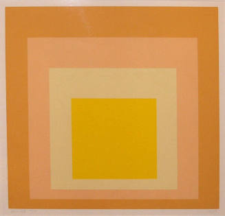 Josef Albers, American (b. Germany), 1888-1976, "SK-Ed (yellows)," 1972, silkscreen on wove pap…