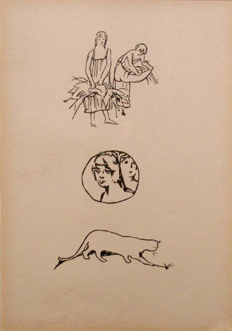 Illustration for La Vie de Saint Monique (The Life of Saint Monica)