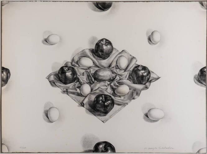 Martha Mayer Erlebacher (American, born 1937), Still Life, 1957-1996, Lithograph, framed: 30 1/…