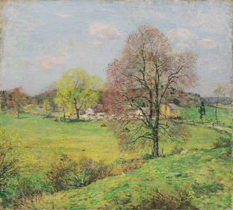 Willard Leroy Metcalf (American, 1858 - 1925), The Blossoming Maple, ca. 1909, oil on canvas, 2…