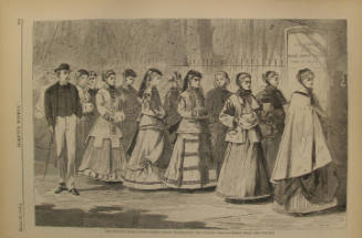 The Morning Walk- Young Ladies' School Promenading the Avenue