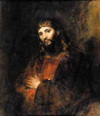 Rembrandt van Rijn (Dutch, 1606-1669), Christ with Arms Folded, ca. 1657-1661, oil on canvas, 4…