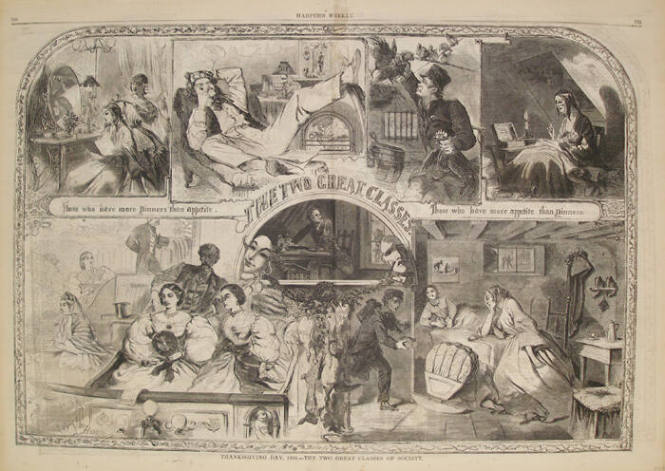Thanksgiving Day, 1860- The Two Great Classes of Society
