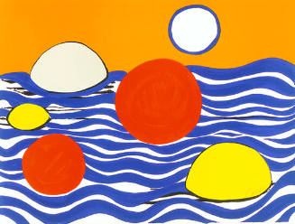 Alexander Calder, American, 1898-1976, Waves, 1973, lithograph, 22 3/4 x 30 1/4 in. The Hyde Co…