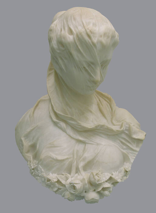 Veiled Mourning Figure