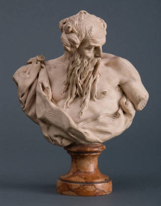 Jean-Jacques Caffieri, French, 1725 - 1792, Study for A River God  (Un Fleuve), 1756, terracott…