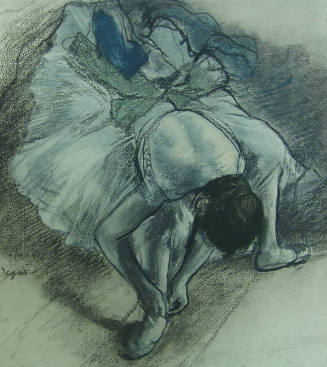 Dancer Tying Her Shoe
