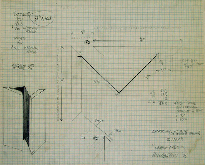 Preparatory drawing for "Unfold Free (for my parents)"