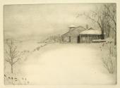 Lake George House in Winter