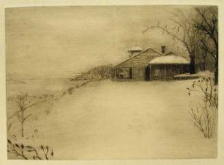 Lake George House in Winter