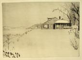 Lake George House in Winter