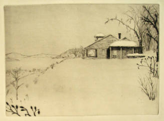 Lake George House in Winter
