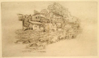 Houses Near Stream
